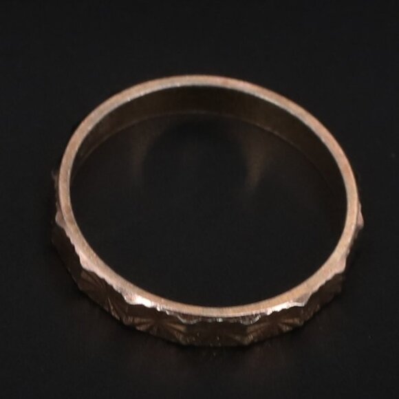 Authentic MILOR Wedding Band Ring 14K Gold /Sterling Silver 925 Band Ring ITALY - Picture 1 of 5